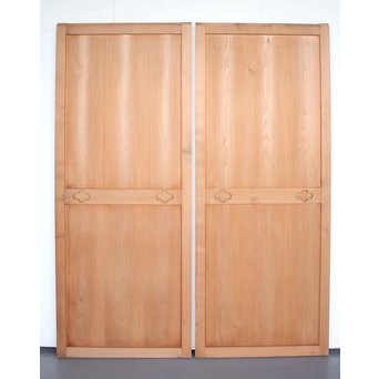 木爪型引手の細身帯戸 4枚1組　B921 