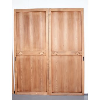 木爪型引手の細身帯戸 4枚1組　B921 