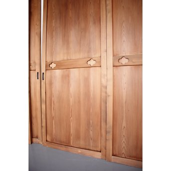 木爪型引手の細身帯戸 4枚1組　B921 