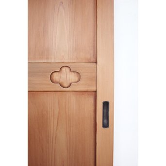 木爪型引手の細身帯戸 4枚1組　B921 