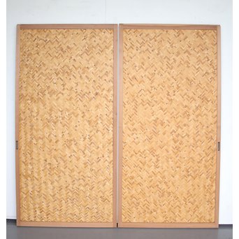 両面網代建具 2枚1組　B922Y 