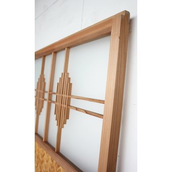 組子と網代の建具L 2枚1組　B924 