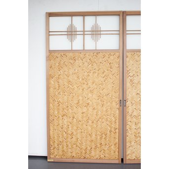 組子と網代の建具L 2枚1組　B924 