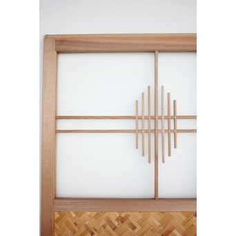 組子と網代の建具L 2枚1組　B924 