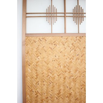 組子と網代の建具L 2枚1組　B924 