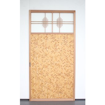 組子と網代の建具L　B925