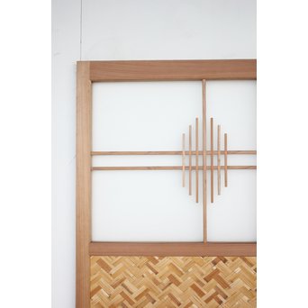 組子と網代の建具L　B925 