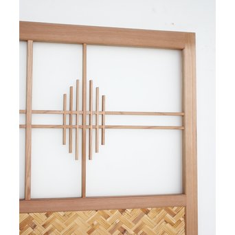 組子と網代の建具L　B925 