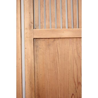 獅子金具付 蔵戸風格子戸 2枚1組　L936 