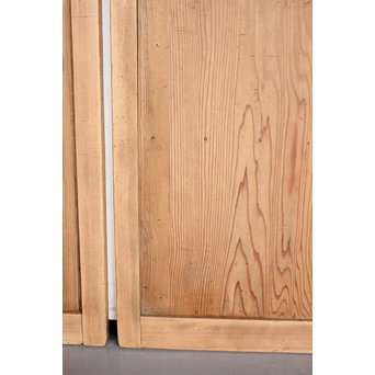 獅子金具付 蔵戸風格子戸 2枚1組　L936 