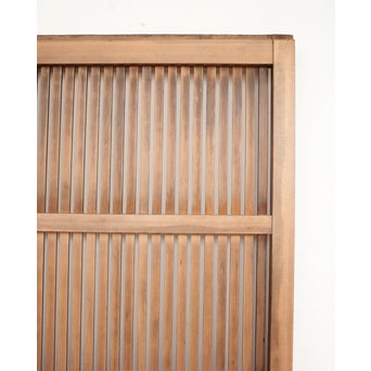 獅子金具付 蔵戸風格子戸 2枚1組　L936 