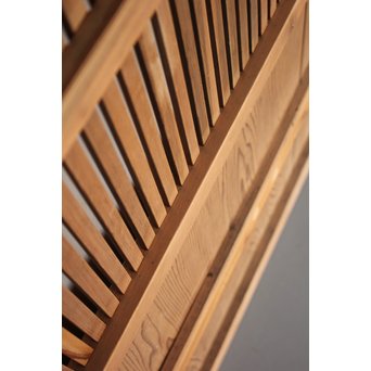 獅子金具付 蔵戸風格子戸 2枚1組　L936 