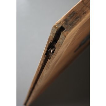 獅子金具付 蔵戸風格子戸 2枚1組　L936 