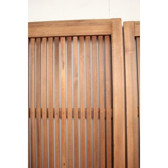 獅子金具付 蔵戸風格子戸 2枚1組　L936 