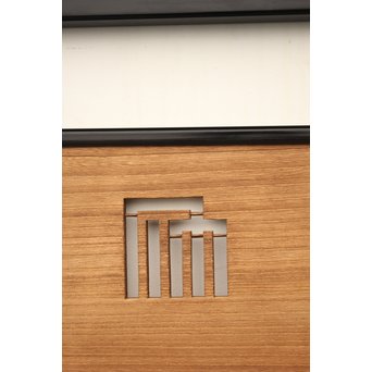 黒枠 源氏香欄間 2枚1組　R2331Y 