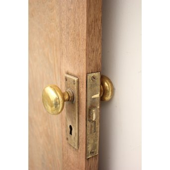 ラワンと合板の白木ドア　B926 