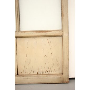 シャビーアンティークにかわガラス戸 2枚1組　D175 