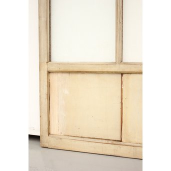 シャビーアンティークにかわガラス戸 2枚1組　D175 