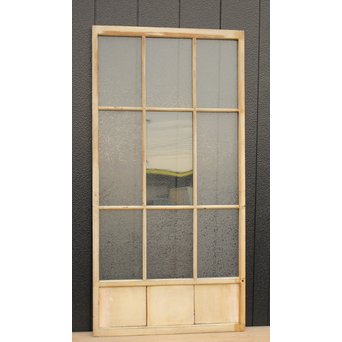 シャビーアンティークにかわガラス戸 2枚1組　D175 