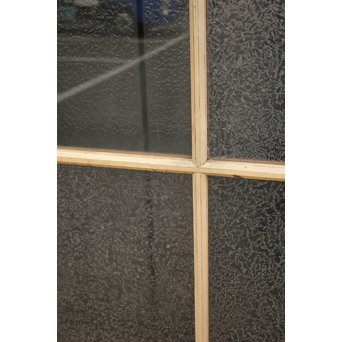 シャビーアンティークにかわガラス戸 2枚1組　D175 