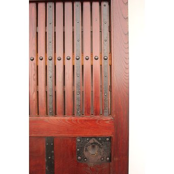 天地腰板 総欅巾着金具蔵戸　W935 