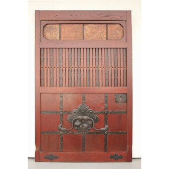 天地腰板 総欅巾着金具蔵戸　W935