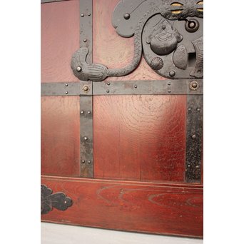 天地腰板 総欅巾着金具蔵戸　W935 