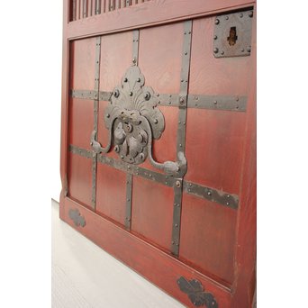 天地腰板 総欅巾着金具蔵戸　W935 