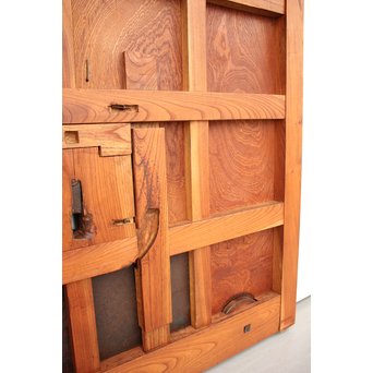 天地腰板 総欅巾着金具蔵戸　W935 