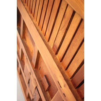 天地腰板 総欅巾着金具蔵戸　W935 