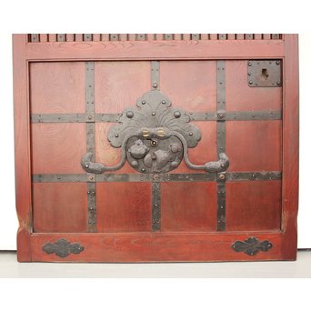 天地腰板 総欅巾着金具蔵戸　W935 