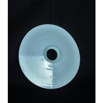 淡いブルーの平笠　A1874 