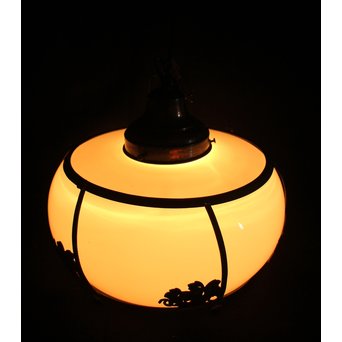 蔦模様の大型照明　A1877Y 