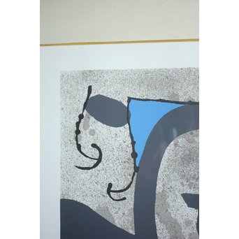 ジョアン・ミロ 黄金の羽を持つトカゲ PL.2 Joan Miró, Le lezard aux plumes d'or Ⅱ リトグラフ　Z048 