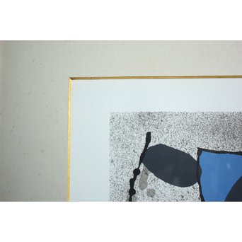 ジョアン・ミロ 黄金の羽を持つトカゲ PL.2 Joan Miró, Le lezard aux plumes d'or Ⅱ リトグラフ　Z048 