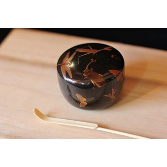 虫蒔絵 平棗　Q028 