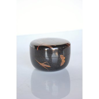 虫蒔絵 平棗　Q028 