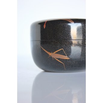 虫蒔絵 平棗　Q028 