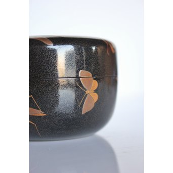 虫蒔絵 平棗　Q028 