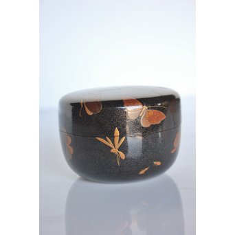 虫蒔絵 平棗　Q028 