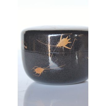 虫蒔絵 平棗　Q028 