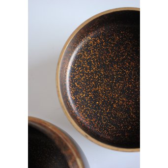 虫蒔絵 平棗　Q028 