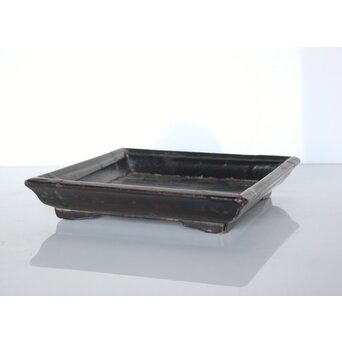 李朝角盆 煎茶盆/香盆　Q029 