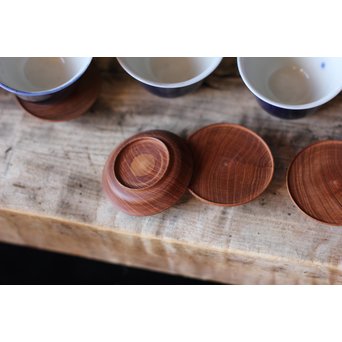 瑠璃釉古伊万里 煎茶碗6客　P056 