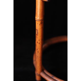 紅斑竹/湘妃竹 円形高卓(たかしょく)　U045 