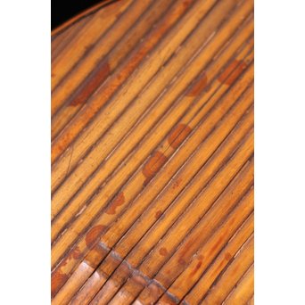 紅斑竹/湘妃竹 円形高卓(たかしょく)　U045 