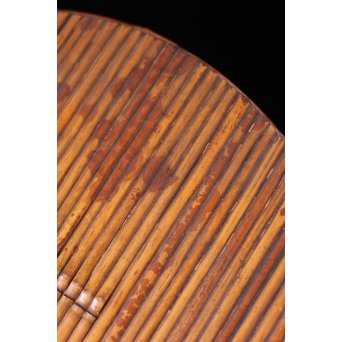 紅斑竹/湘妃竹 円形高卓(たかしょく)　U045 