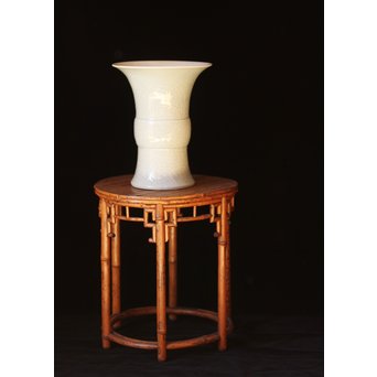 紅斑竹/湘妃竹 円形高卓(たかしょく)　U045 