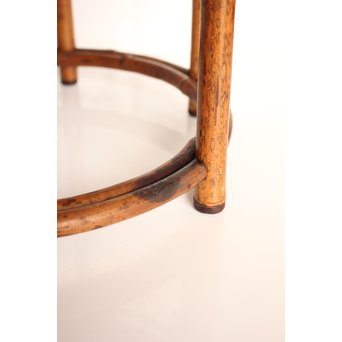 紅斑竹/湘妃竹 円形高卓(たかしょく)　U045 