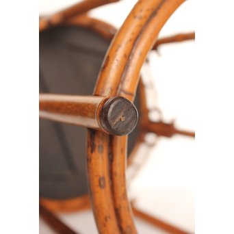 紅斑竹/湘妃竹 円形高卓(たかしょく)　U045 